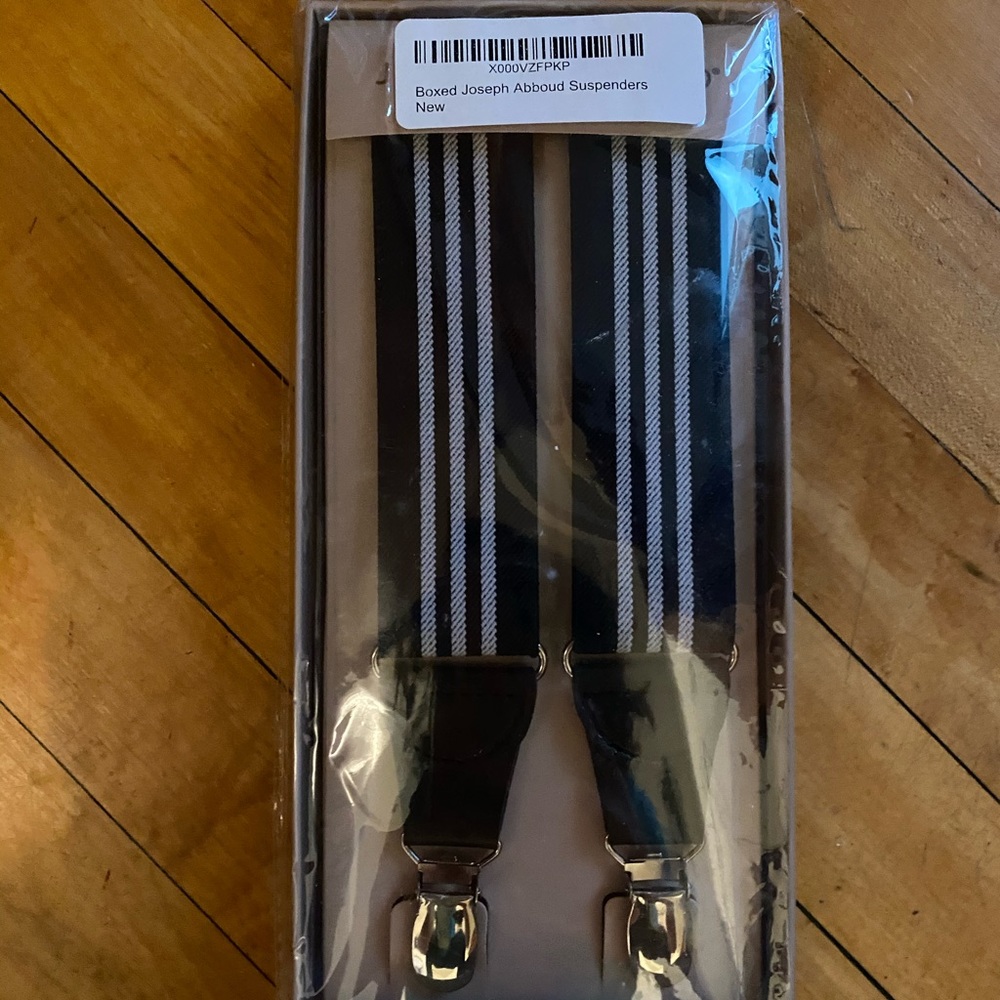 Navy Blue Suspenders